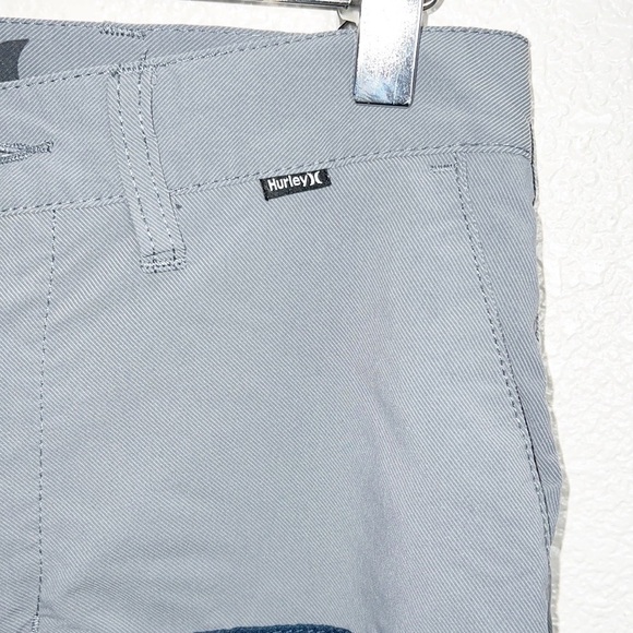 Hurley Boys Colorblock Gray And Navy Blue Board Shorts - Picture 5 of 14